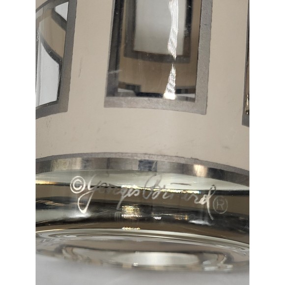 Georges Briard Gold/Silver Windows Collins Glass - Picture 2 of 4